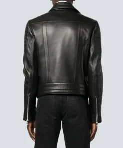 Men Faux Leather Motorcycle Jacket 001