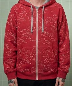 Aaron Paul Breaking Bad Jesse Pinkman Red Printed Hoodie