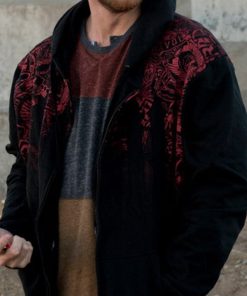 Aaron Paul TV Series Breaking Bad Jesse Pinkman Red Printed Hoodie