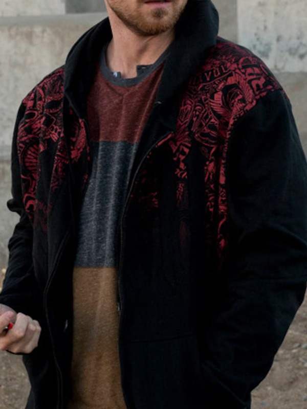 Aaron Paul TV Series Breaking Bad Jesse Pinkman Red Hoodie Aaron Paul TV Series Breaking Bad Jesse Pinkman Red Printed Hoodie