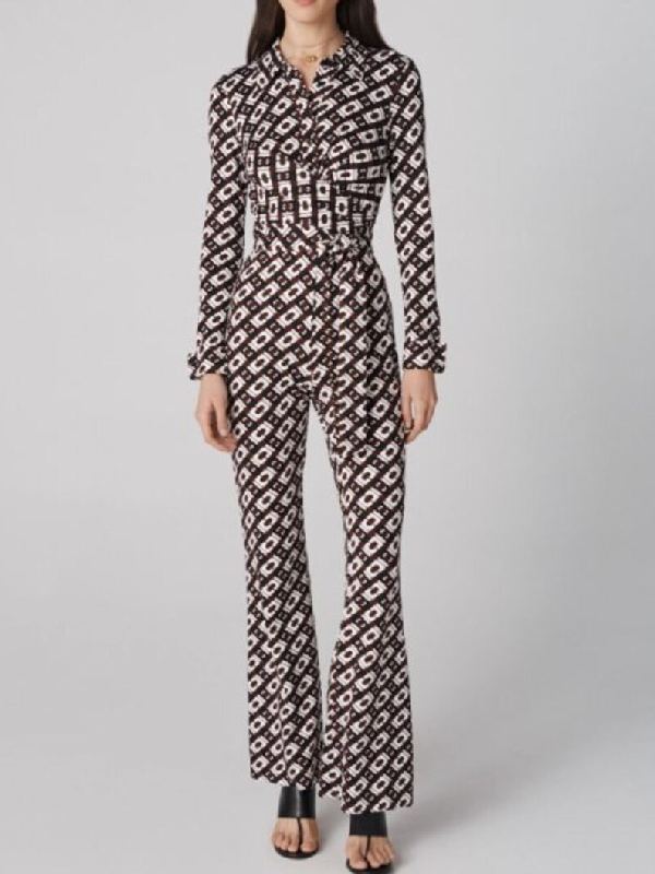 Emily In Paris S05 Chain Print Jumpsuit Lily Collins Emily In Paris S05 Chain Print Jumpsuit Lily Collins