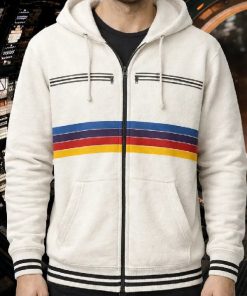 Ryland Film Project Hail Mary 2026 Ryan Gosling Rainbow Stripe Zipper Hoodie
