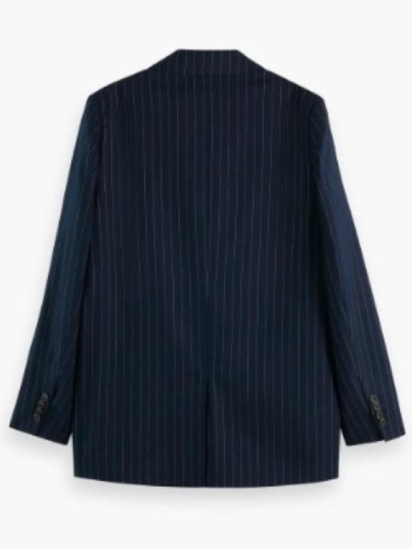 Lilli Kay Stick 2025 Pinstriped Blazer | Zero Stick Navy Pinstriped ...