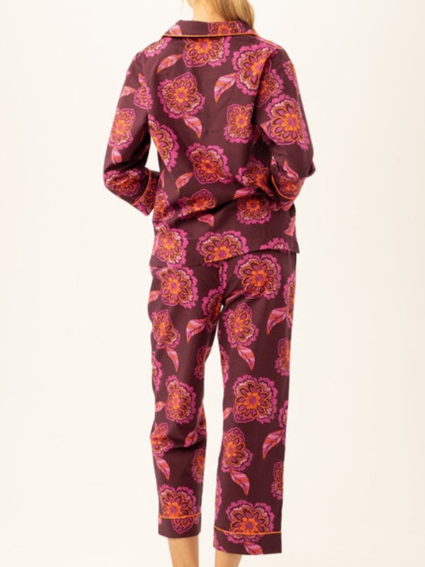 Leanne Murphy Series Leanne S01 Leanne Morgan Burgundy Floral Pajamas Leanne Murphy Series Leanne S01 Leanne Morgan Burgundy Floral Pajamas