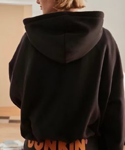 Recreation – x Dunkin Graphic Bubble Brown & Pink Oversized Hoodie