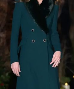 Inspired By Kate Middleton Together At Christmas Green Coat
